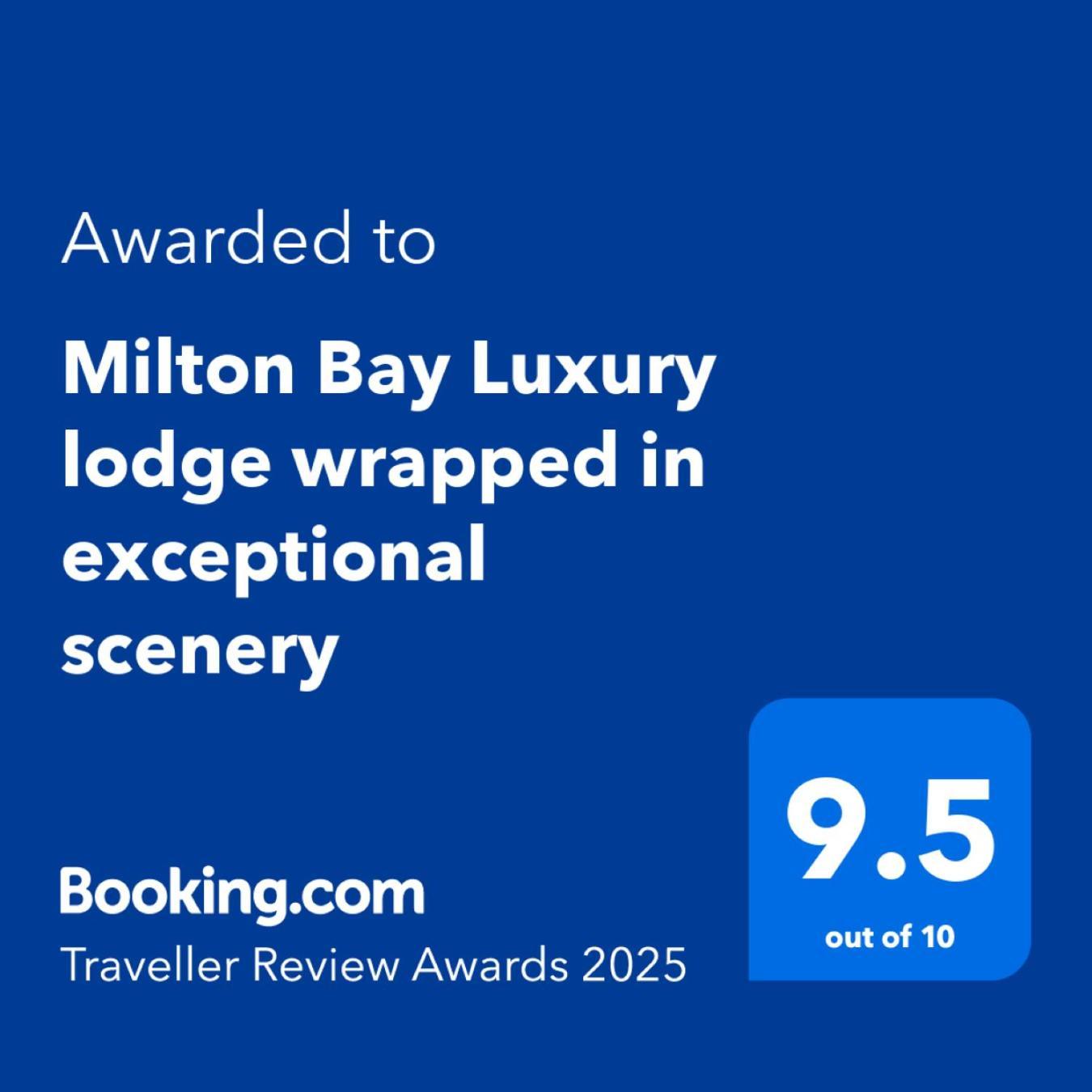 Milton Bay Luxury Lodge Wrapped In Exceptional Scenery Morenish Exterior photo